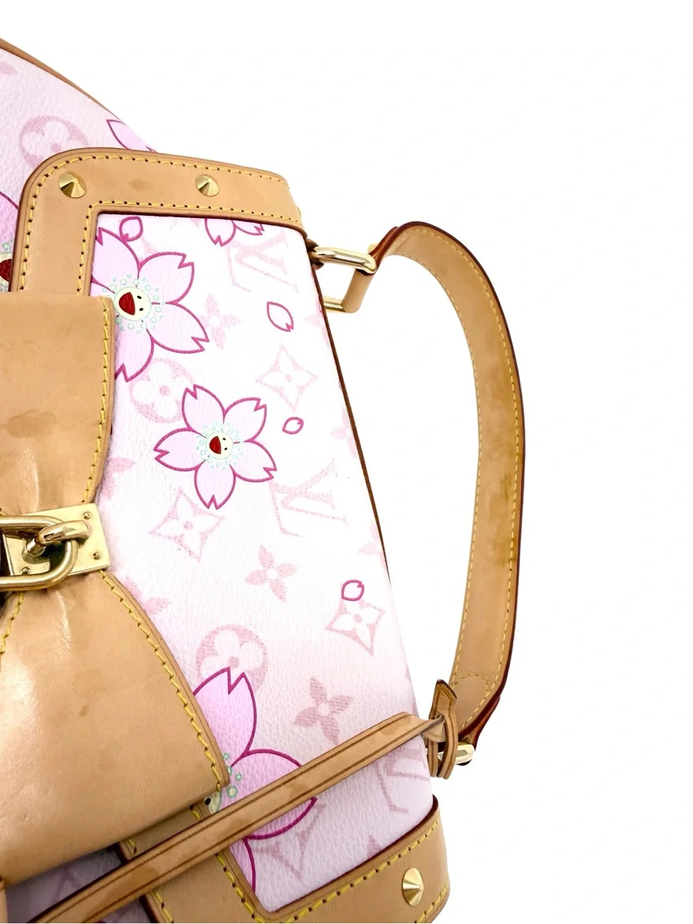Louis Vuitton Murakami Cherry Blossom Sac Retro Pink M92013 Limited Edition